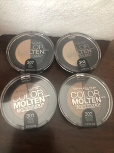 4 Maybelline NewYorkColor EyeStudEyeShadow #301,302,303,307, Damage-Sealed - Picture 1 of 3