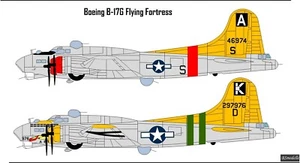 1/48 BSModelle BSM480531 Boeing B-17G USAF decals - Picture 1 of 1