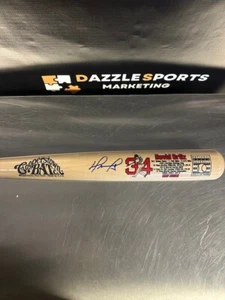 Boston Red Sox David Ortiz Signed Cooperstown HOF Stat Bat - Picture 1 of 2