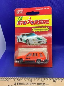 Majorette Toyota Allrad Tercel 273 auf Karte, rot, selten HTF - Bild 1 von 2