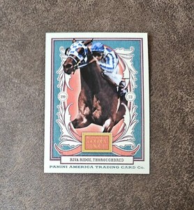 2013 Panini Golden Age #92 Riva Ridge Thoroughbred - Facing Left