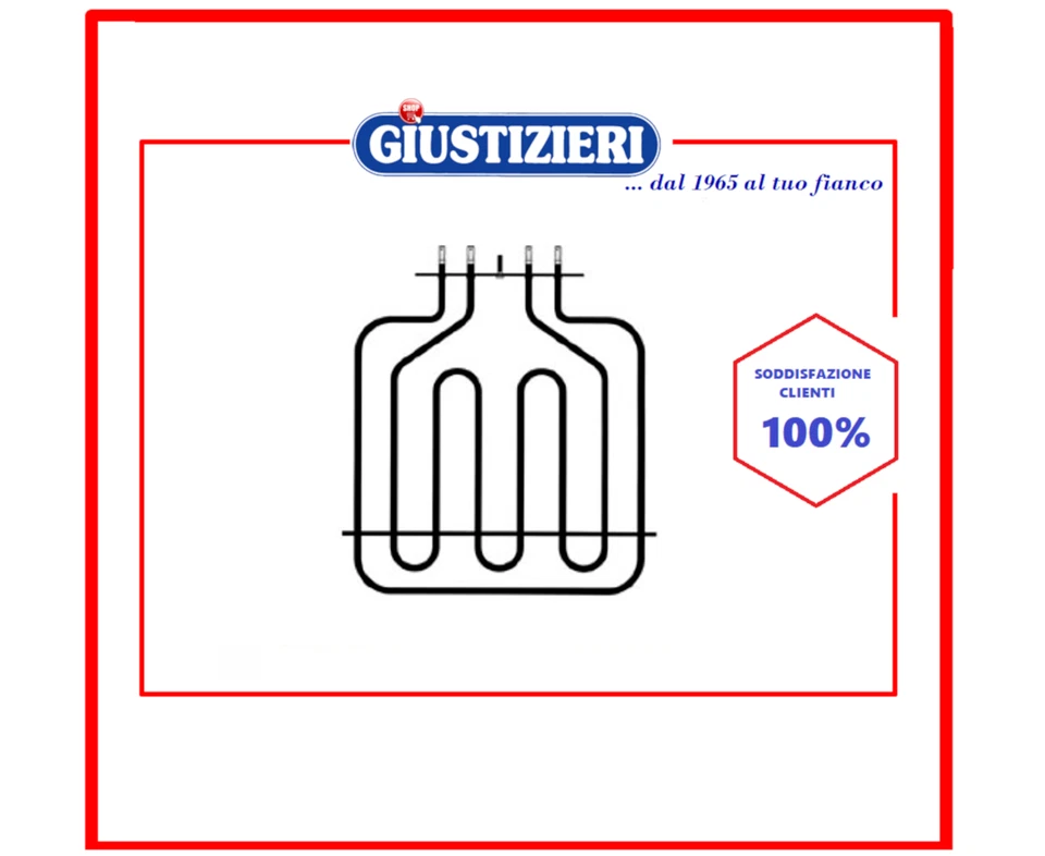 BOMPANI HOMARK F RE.1895 RESISTENZA DOPPIA FORNO W700/2000 V220 BOMPANI M00317012 HOMARK 316955