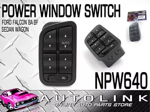 NICE NPW640 4 BUTTON MAIN POWER WINDOW SWITCH NO LIGHT FOR FORD FALCON BA BF - Picture 1 of 8