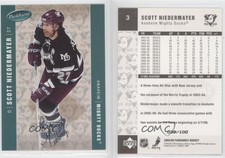 2005-06 Parkhurst Facsimile Auto /100 Scott Niedermayer #3 HOF
