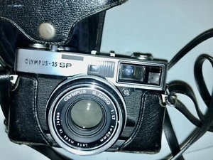 (DUSTY)Vintage Olympus 35 SP Silver Rangefinder Film Camera With Case; 42mm f1.7 - Picture 1 of 15