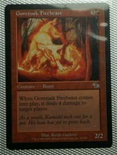 MTG: 1x Goretusk Firebeast - Judgment - LP