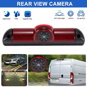 Brake Light Backup Camera Rearview CCD Camera For Fiat Ducato Peugeot Citroen