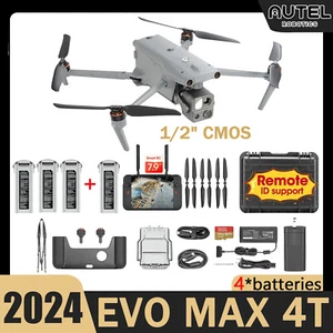 2024 Autel Evo Max 4t Drone 8K 10x Optical Zoom &7.9 Inch Smart CR - 4 batteries - Picture 1 of 19