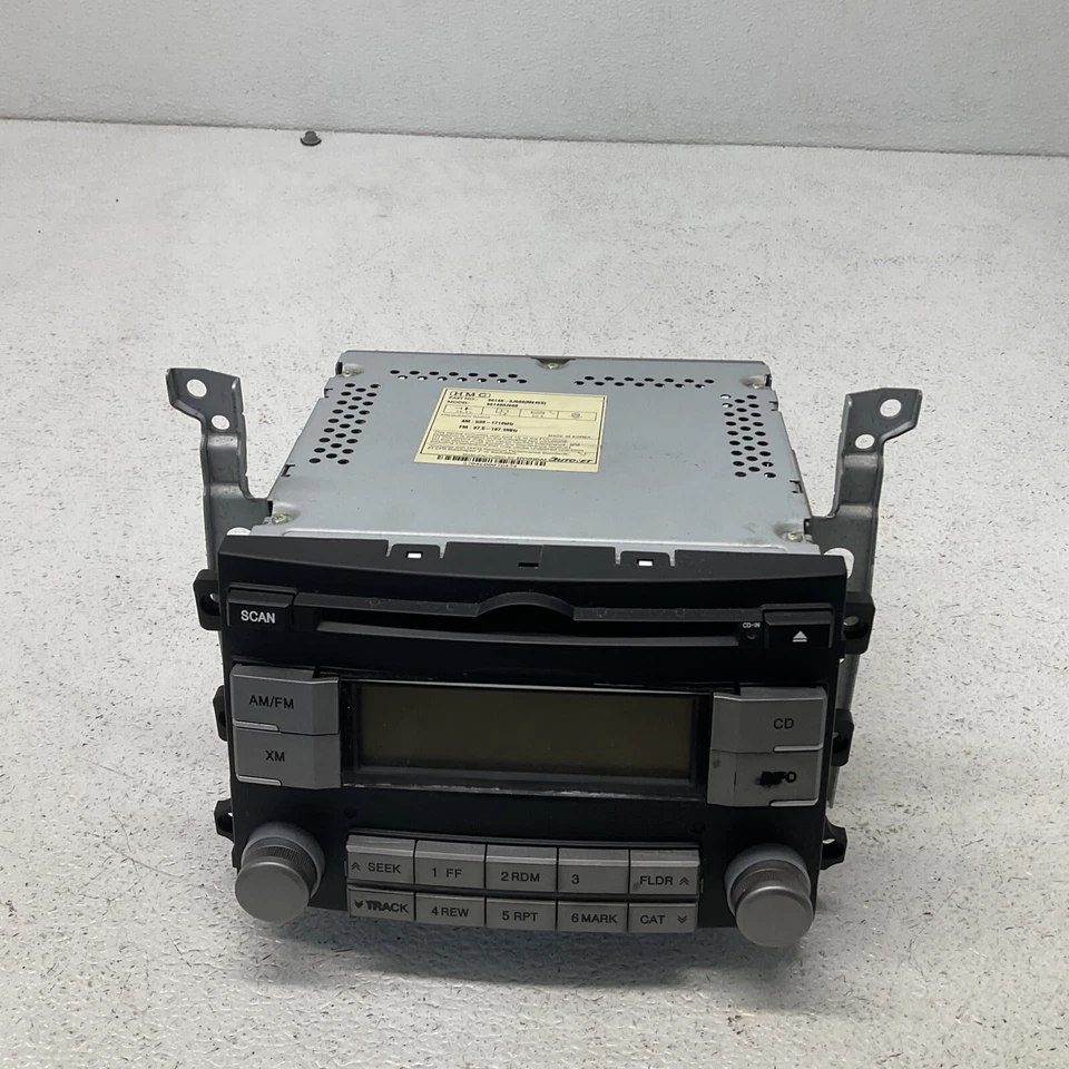 2007-2008现代韦拉克鲁斯调幅FM CD播放器收音机接收器130602 — 第 1/4 张图片