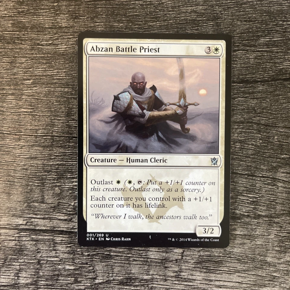 MTG 1x Abzan Battle Priest x1 LP Khans of Tarkir - Image 1 of 1
