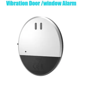 2x 130db Wireless Door&Window Alarm Vibration Sensor Home Office - Picture 1 of 10