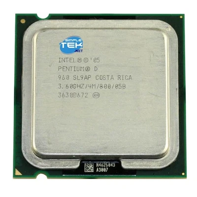 Intel Pentium D 960 Processor Cpu Socket Lga 775 3.60GHz Dual Core Sl9Ap - Image 1 of 4