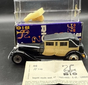 Rio 1/43 Scale 1927 Bugatti Royale Mod.41 C.C 12.763 Yellow/Black Model Kit - Picture 1 of 5