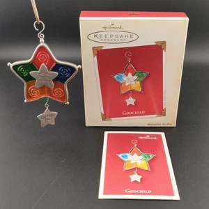 Hallmark Keepsake Godchild Star 2003 adorno de Navidad fuente de deleite - Imagen 1 de 10