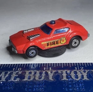 Matchbox Superfast #64 Fire Chief - Red 2 Decals Rear Sheild Original Vintage - Picture 1 of 7