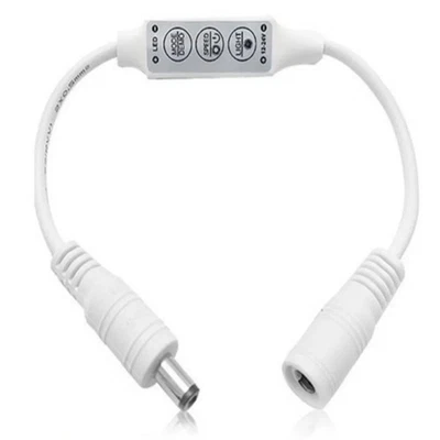 Mini 3 Keys Dimmer Controller DC 12V For Single Color 5050 3528 Led Light Strip - Image 1 of 4