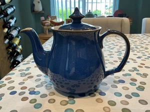 DENBY IMPERIAL BLUE TEAPOT STONEWARE TABLEWARE VERY GOOD CONDITION - Picture 1 of 17