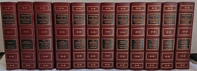 Winston S. Churchill Easton Press 12 volume set  Martin Gilbert - Image 1 of 4