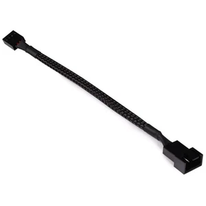 5x Alphacool Lüfterkabel 4-Pin auf 4-Pin Verlängerung 15cm - schwarz - Afbeelding 1 van 2