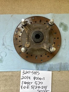 2014 Polaris Ranger 570 Front Wheel Hub Brake Rotor Rotar 320 - Picture 1 of 13