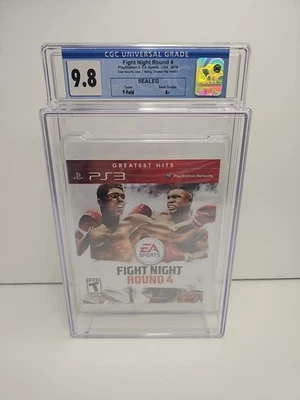 Fight Night Round 4 - PlayStation 3 - PS3 Greatest Hits GRADED 9.8 A+ CGC - Image 1 of 4