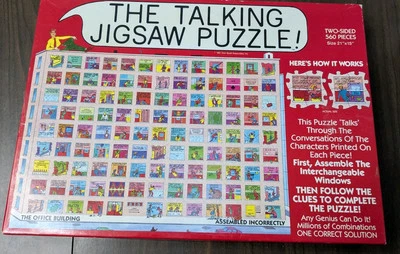 The Talking Jigsaw Puzzle - The Office Building - 560 Piece Two Sided - COMPLETE - Image 1 of 4