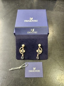 Nuevos Pendientes Swarovski 5425860 Dúo Mal de Ojo Azul/Cristal Transparente con Acento de Perlas - Imagen 1 de 3
