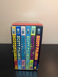 Scott Pilgrim 1- 6 Volume Graphic Novels Complete Set Bryan Lee O'Malley w/ Box - Picture 1 of 7