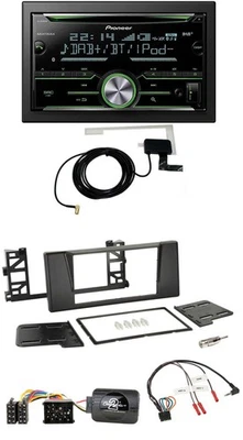 Pioneer CD USB Lenkrad Bluetooth 2DIN DAB Autoradio für BMW 5er E39 1997-2001 - Bild 1 von 4