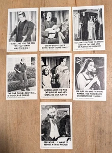 1964 Kayro-Vue Munsters Trading Card Lot of 7 "Good Condition" - Picture 1 of 2