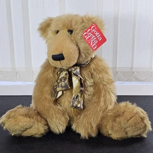 Gund "Tinker" Bär Nr. 2496, hellbraun Teddy 15 Zoll groß sitzend - Etikett angebracht - Bild 1 von 17
