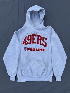 Vintage San Francisco 49ers Russell Athletic Hoodie Pro Line Sweatshirt Gr. 2XL USA - Bild 1 von 4