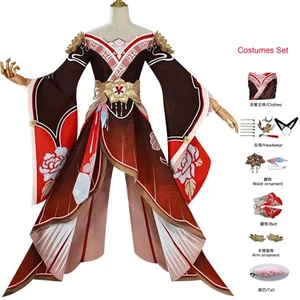 Game Honkai:Star Rail Tingyun Fugue Cosplay Costume Halloween Women Dress Outfit - Picture 1 of 14