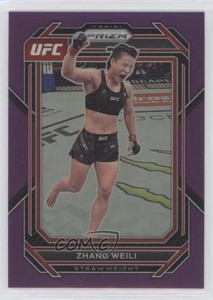 2023 Panini Prizm UFC Purple Prizm /149 Zhang Weili #198