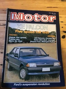 Motor Car magazine APRIL 1982 EX JAGUAR GEMINI VOLVO 264 STANZA PATROL CIVIC - Picture 1 of 2