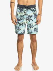 Quiksilver Mens Standard SurfSilk Washed 18" Boardshort Swim Trunk 38 $58 - Picture 1 of 11