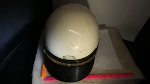 Vintage 60's Buco Protector motorcycle SHORTY HALF helmet with visor - Foto 1 di 8
