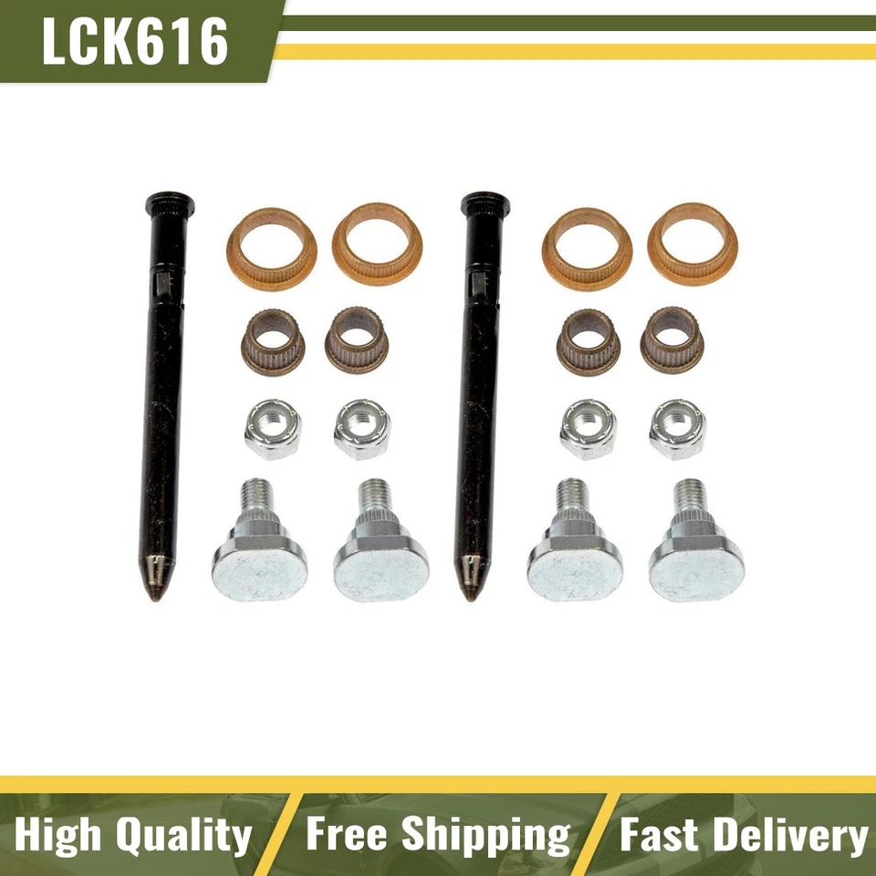 Kit de buje de pasador de bisagra de puerta DormanA superior inferior de 2 piezas para Camaro Firebird Foto 1 de 4