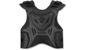 🔥ALL SIZES! BLACK STEALTH Icon Field Armor Stryker Motorcycle Vest ALL SIZES 🔥 - Picture 1 of 3