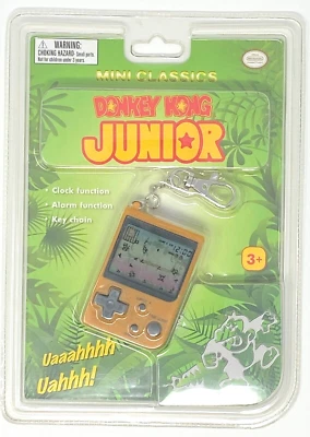 NINTENDO Mini Classics Donkey Kong Jr Keychain Video Game DK NEW SEALED - Image 1 of 2