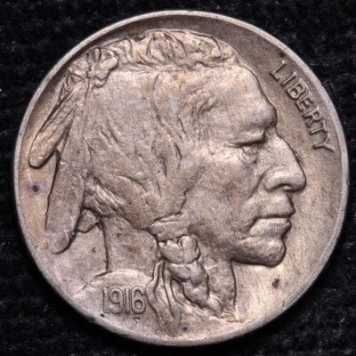 1916 Buffalo Nickel CHOICE UNC FREE SHIPPING E830 SET - Image 1 of 2
