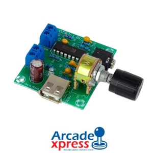 Amplificador USB Audio Arcade Sonido Estéreo 5W 8Ohm Board Amplifier Cabinet - Picture 1 of 5