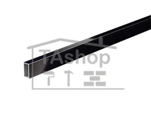 Profilo alluminio nero tubo rettangolare mm 20x10x1 da mt 2 - Imagen 1 de 1