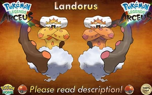 🌈Shiny Non-shiny Landorus 6IV🌈Pokémon Legends Arceus INICIO (💯Legal) - Imagen 1 de 29