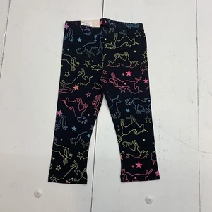 SO Favorite Capri Black Unicorn Girls Size XXS - Picture 1 of 4