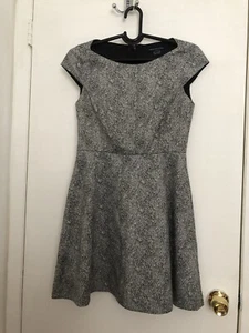 French Connection Damen Größe 8 Grau Flügelärmel Kleid - Bild 1 von 8