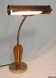 Vintage MCM Mid Century Modern Bankers Desk Piano Study Task Lamp - Picture 1 of 12