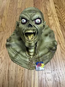 VTG Fright Stuff RETURN OF LIVING DEAD Halloween Mask Zombie Skull Monster Eddie - Picture 1 of 12