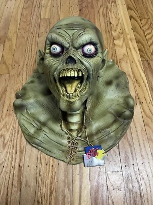 VTG Fright Stuff RETURN OF LIVING DEAD Halloween Mask Zombie Skull Monster Eddie - Image 1 of 4