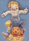 Ceramic Bisque~~ Ready to Paint ~~Vintage Large Scarecrow includes clipin light